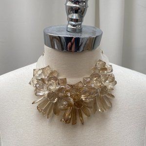 Designer plastic necklace "CRYSTALS" (handmade)